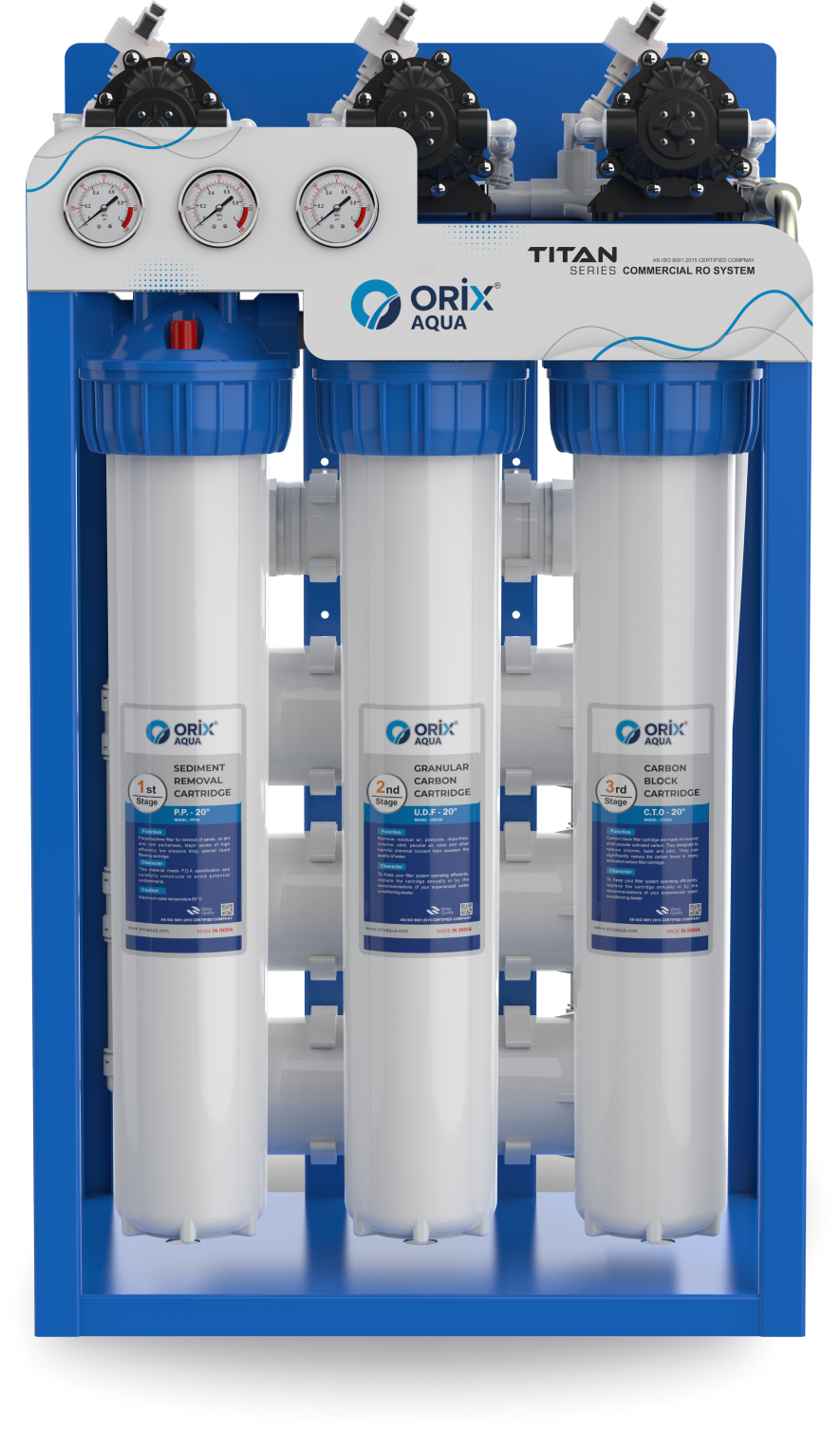ORIX Aqua Titan 100 LPH Commercial RO Water Purifier — Royal Aqua Thalassery Kannur