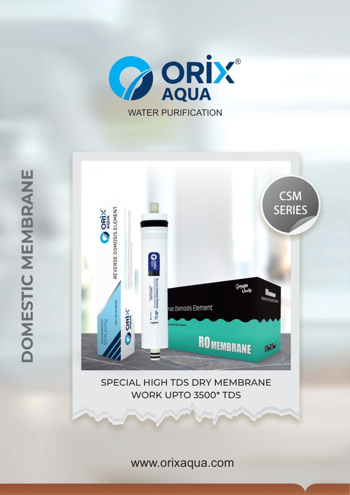 CSM Series RO Membrane Replacement — Royal Aqua Thalassery Kannur Kerala